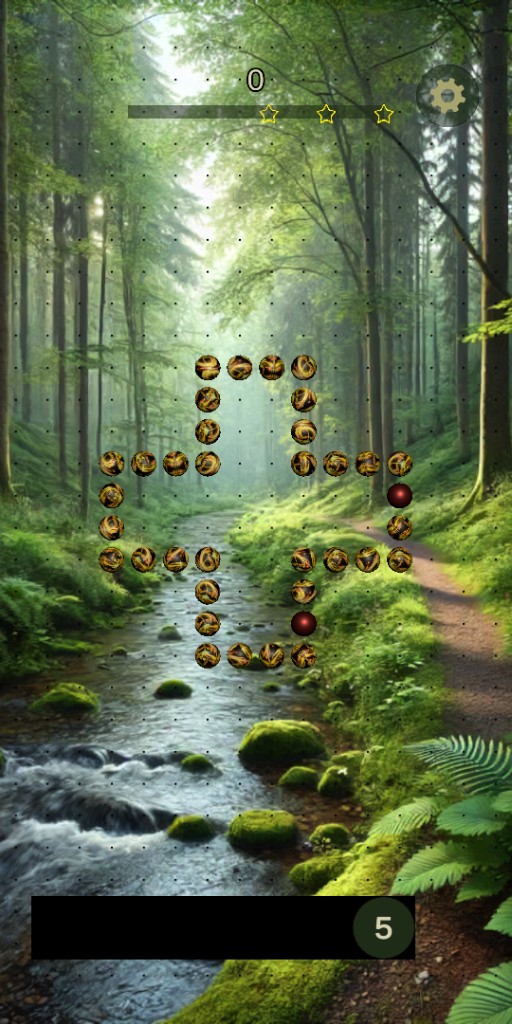 Screenshot showing all marbles with the same yellow/gold color instead of different colors